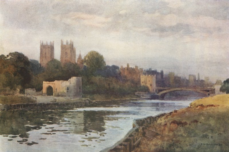 York da Ouse (cor litho) de Ernest William Haslehust