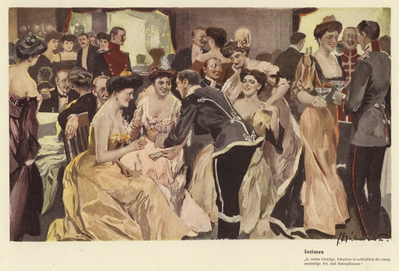 Por vezes (cor litho) de Ernst (after) Heilemann