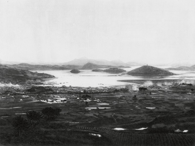 Santuao, Fukien, cidade e porto de Santao (Fotografia p/b) de Ernst Boerschmann