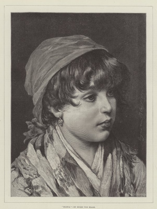 branco de Eugen von Blaas