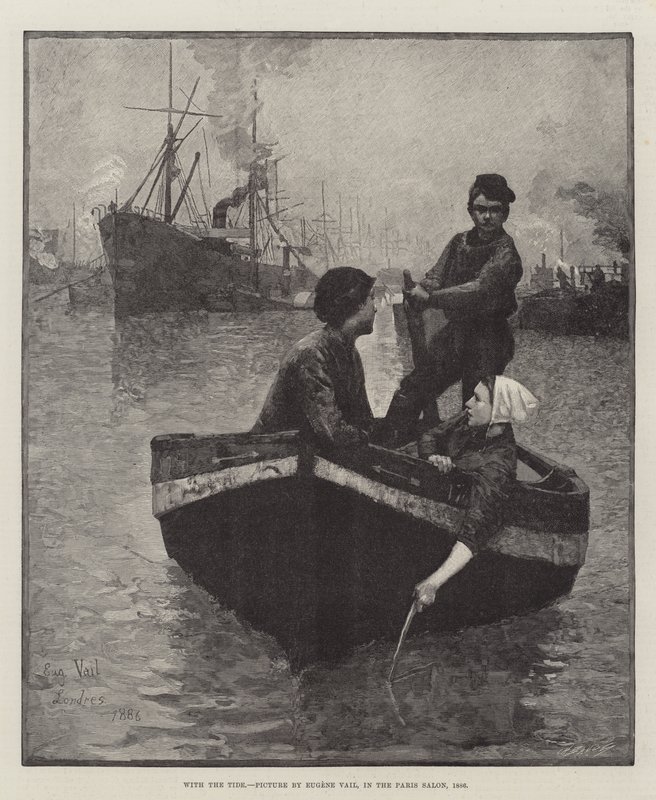 Com a maré de Eugene Lawrence Vail