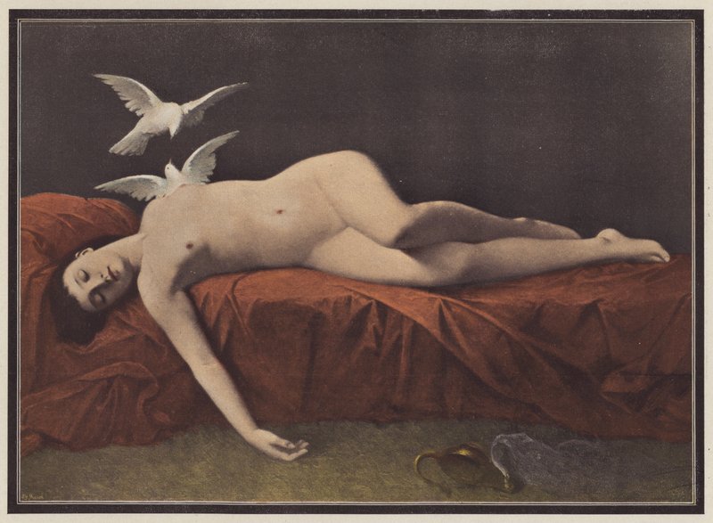 O sonho (cor litho) de Eugene Brunclair