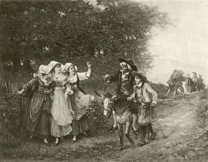 O Miller, seu filho e as artes (gravura) de Eugene Joseph Lejeune