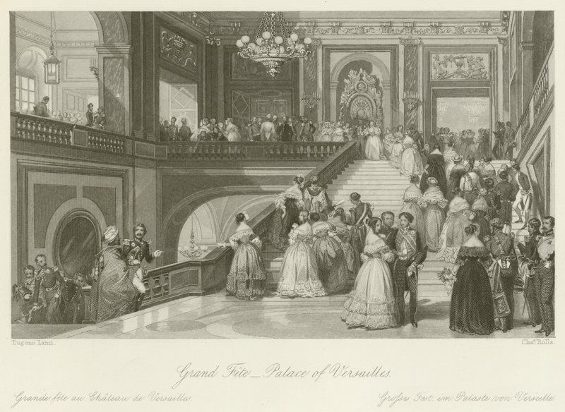 Grande festa no Palácio de Versalhes de Eugene Louis Lami