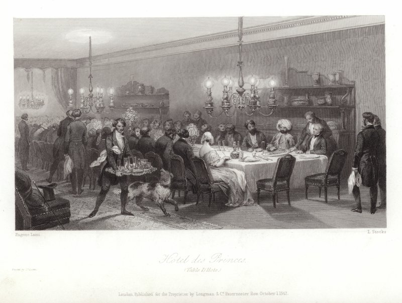 Hotel des Princes de Eugene Louis Lami