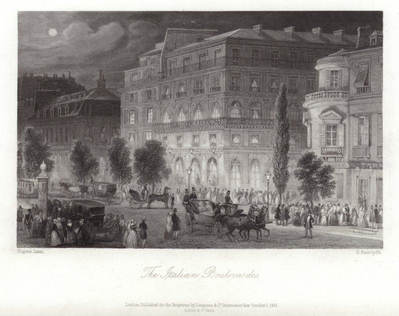 As avenidas italianas de Eugene Louis Lami