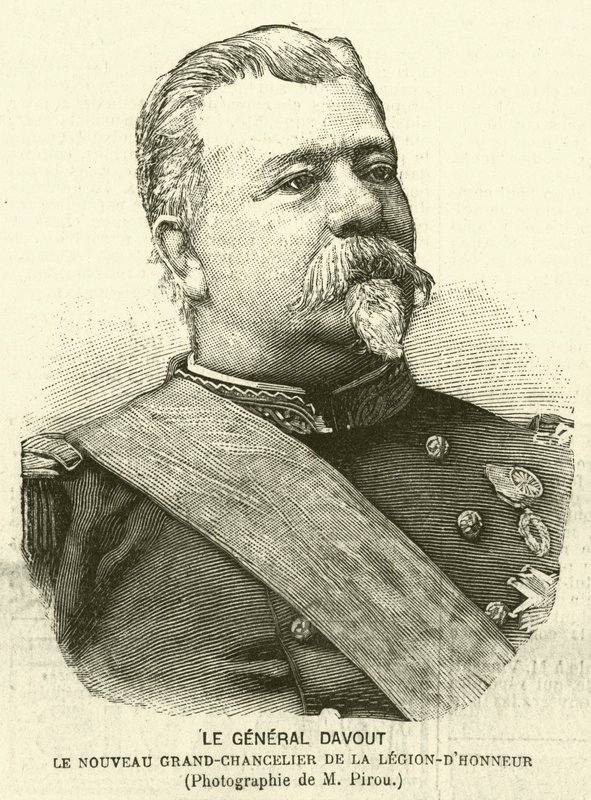 General Davout, soldado francês e novo grão-chanceler da Legião de Honra de Eugene Pirou