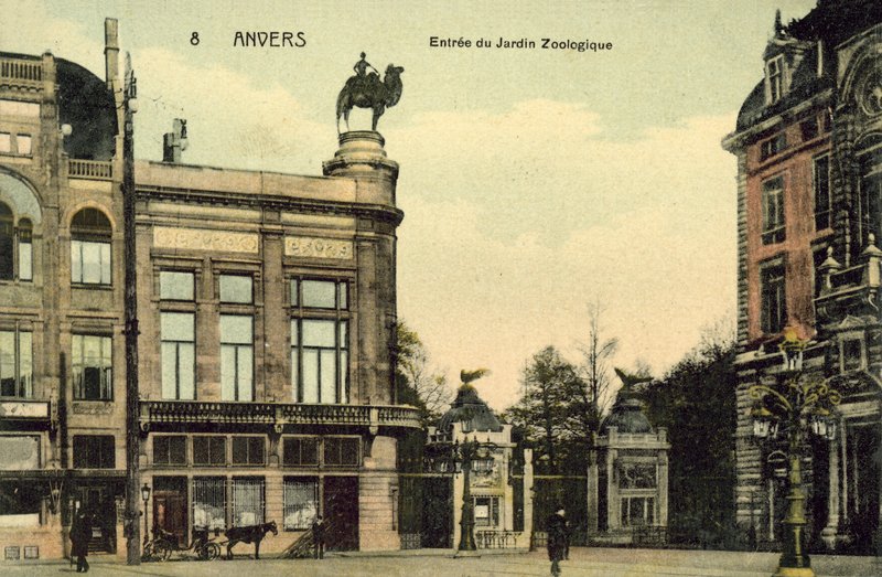 Antuérpia, entrada para os jardins zoológicos de European Photographer