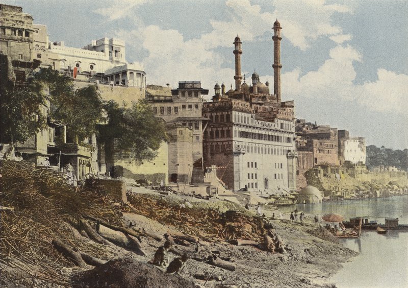 Benares, Mosquee DAureng Zeb de European Photographer