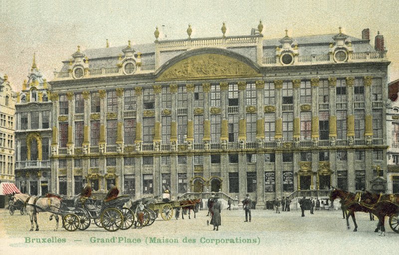 Bruxelas, Grand Place, casa do Corporation de European Photographer