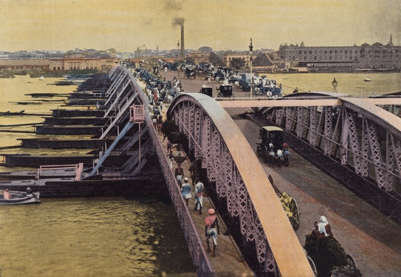 Calcutá, ponte em LHougly de European Photographer