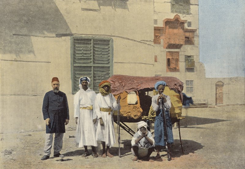 Jeddah, Palanquin Para Os Peregrinos De Meca de European Photographer