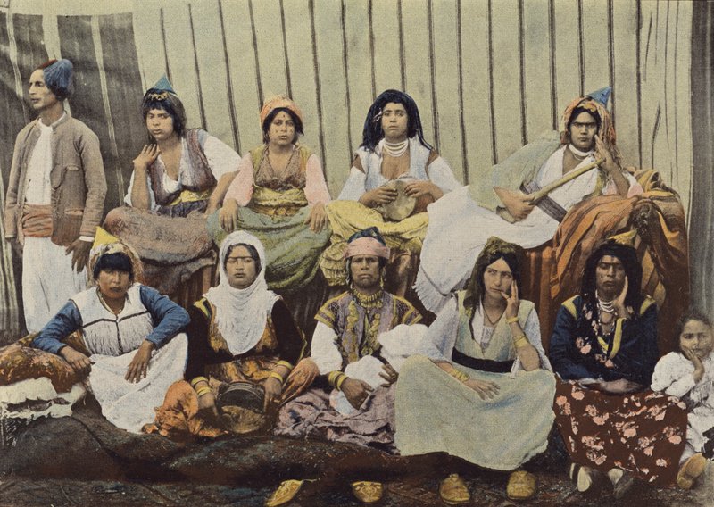 Rímel das mulheres árabes (mourisca) de European Photographer