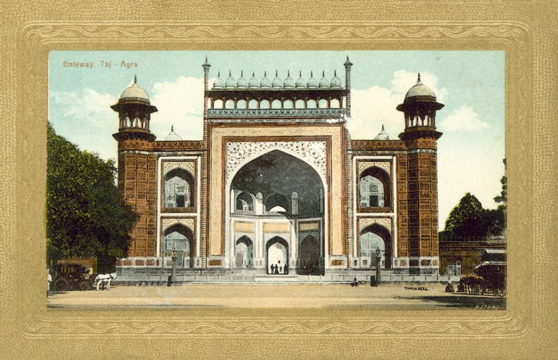 Gateway, Taj Mahal, Agra, Índia de European Photographer