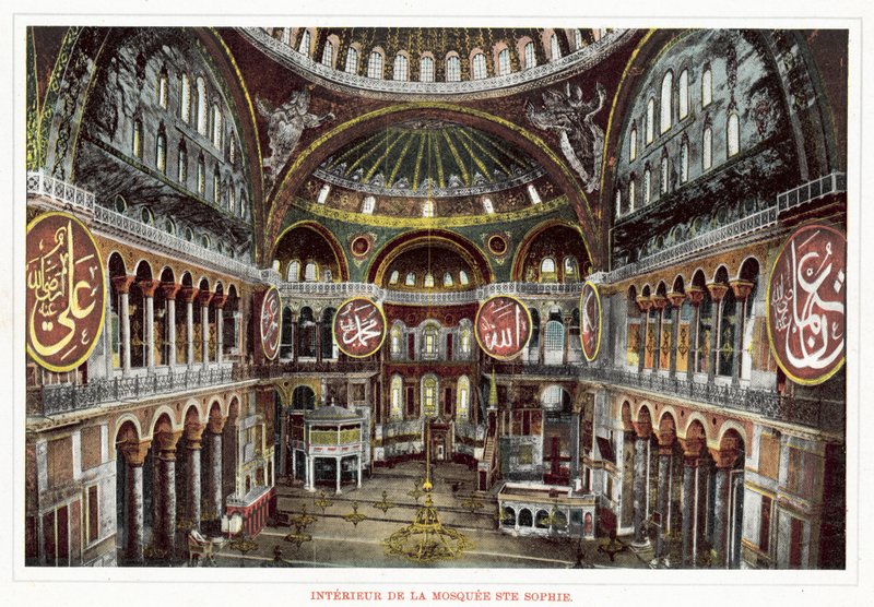 Interior do Mosquee Ste Sophie de European Photographer