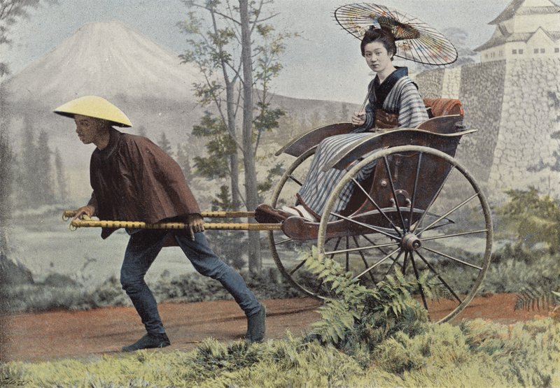 O Inrikischa, carro do Japão de European Photographer