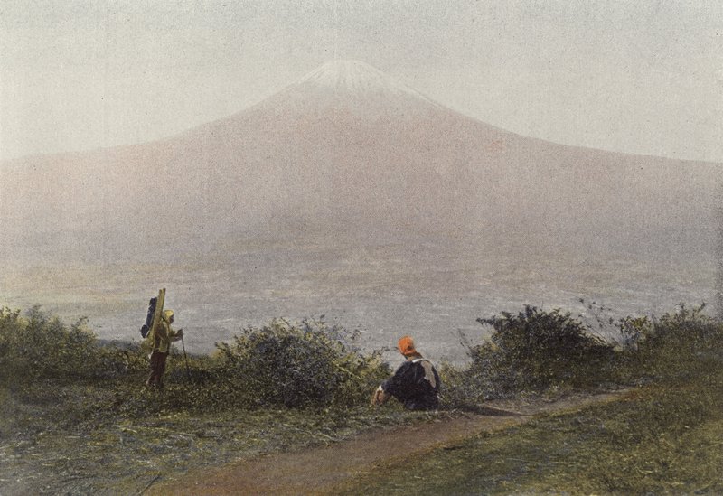 O Fousi-Yama, Voican do Japão de European Photographer
