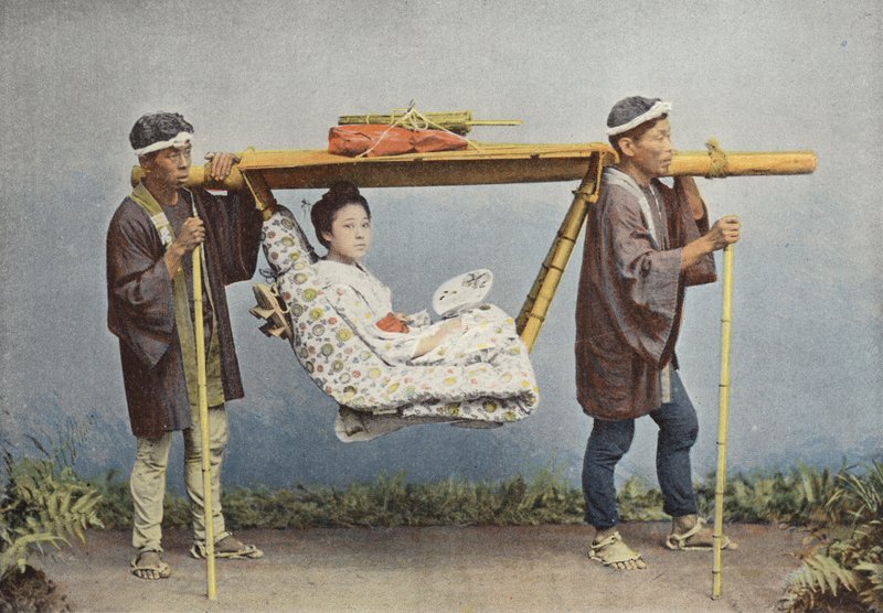 Kago, cadeira de viagem do Japão de European Photographer