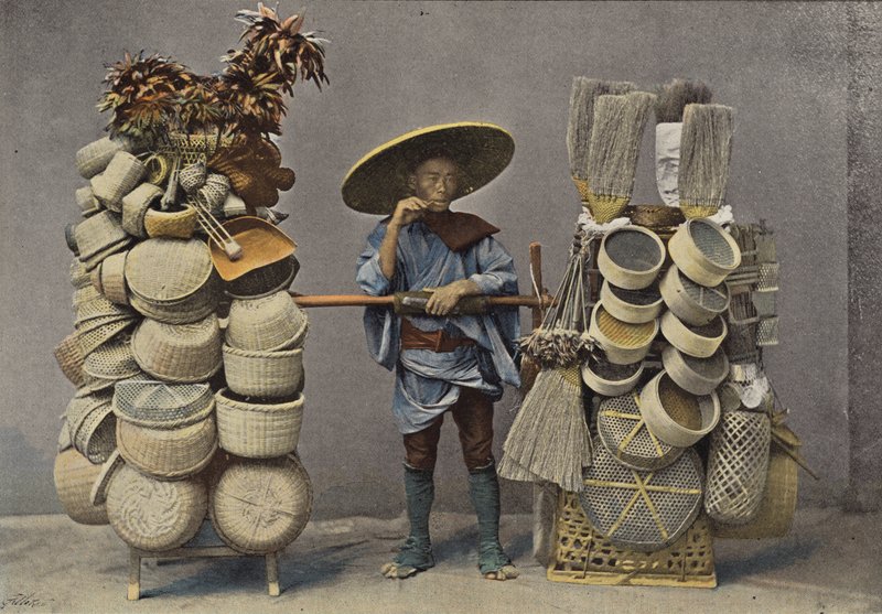 Comerciante de Cestaria de European Photographer