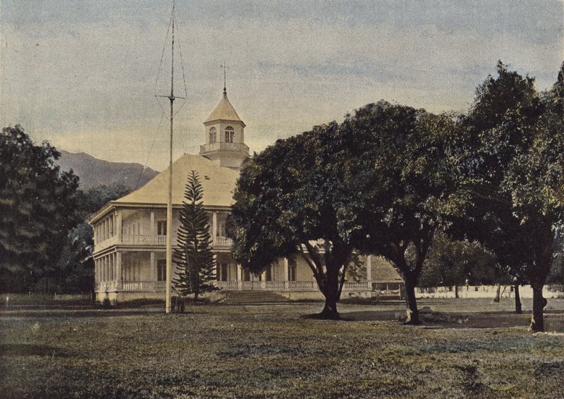 Palácio do rei em Papeete de European Photographer