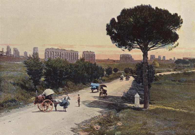 Roma, Aqueduto de Claude de European Photographer