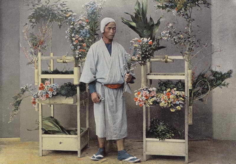 Um comerciante de flores no Japão de European Photographer