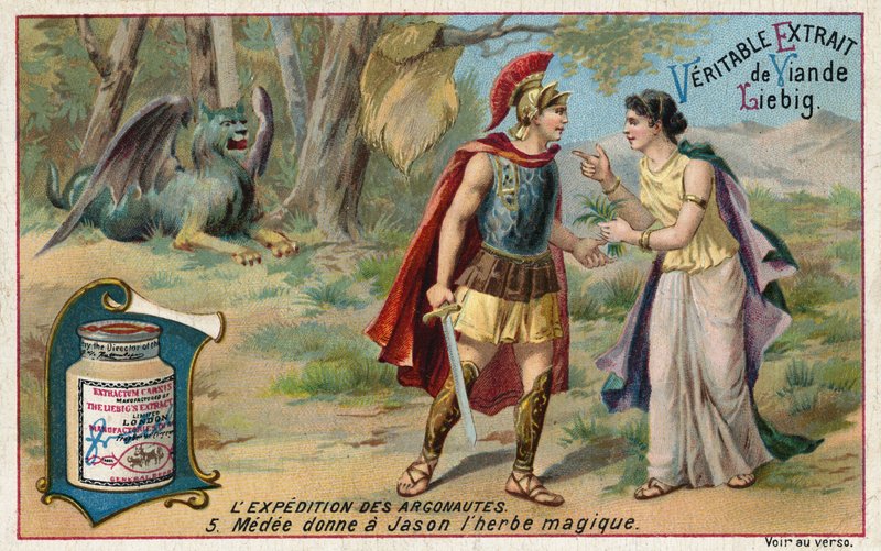 Medea dá a Jason a poção mágica de European School