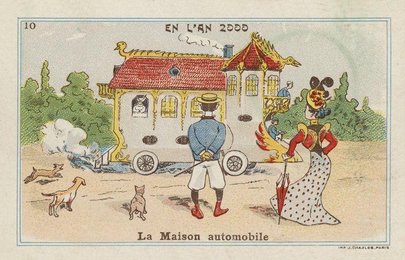 Casa móvel no ano 2000 de European School
