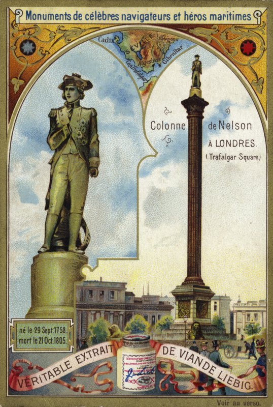 Coluna de Nelsons, Trafalgar Square, Londres de European School
