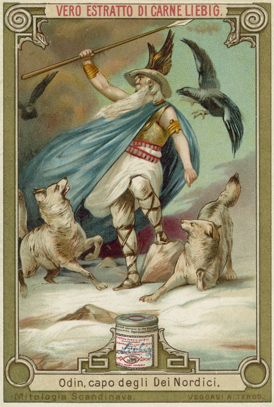 Odin, chefe dos deuses nórdicos de European School