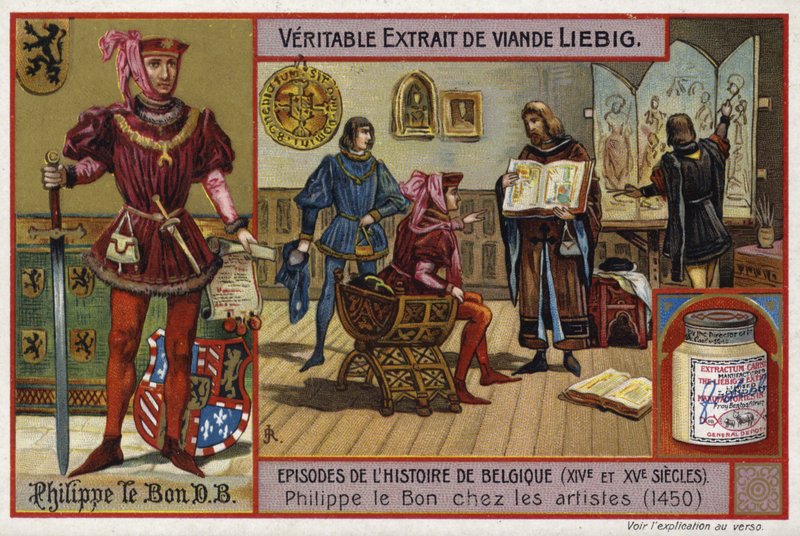 Philip the Good, Duque de Borgonha, encontro com artistas, 1450 de European School