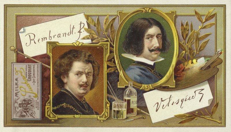 Rembrandt van Rijn e Diego Velasquez de European School