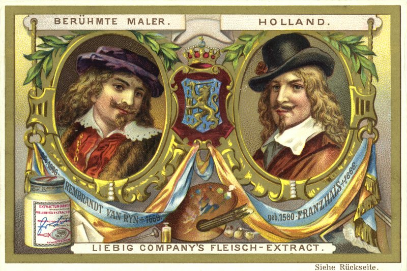 Rembrandt van Rijn e Frans Hals, artistas holandeses de European School