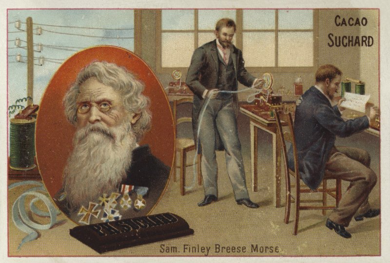 Samuel Morse, inventor americano e pioneiro em telegrafia de European School
