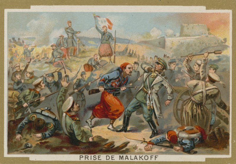 Tomada do Reduto Malakoff, Cerco a Sebastopol, Guerra da Crimeia, 7 de setembro de 1855 de European School