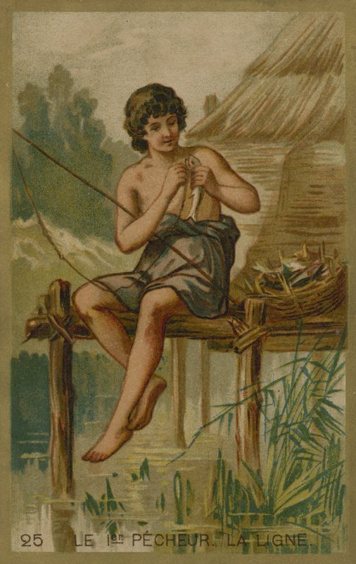 O primeiro pescador Linha de pesca de European School