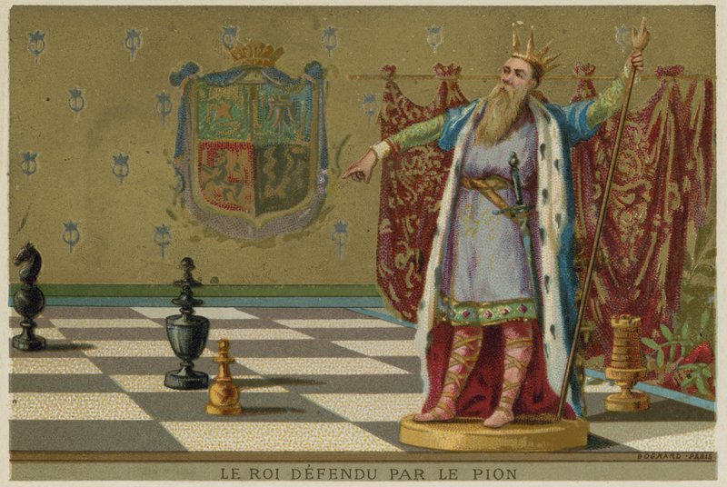 O rei defendido por um peão de European School