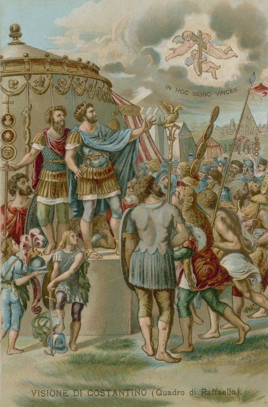 A visão de Constantino antes da Batalha da Ponte Milviana, 312 de European School