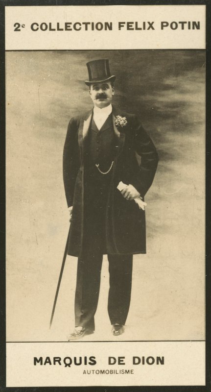 Albert-Jules-Felix-Philippe Marquês De Dion, Automobilismo de European Photographer