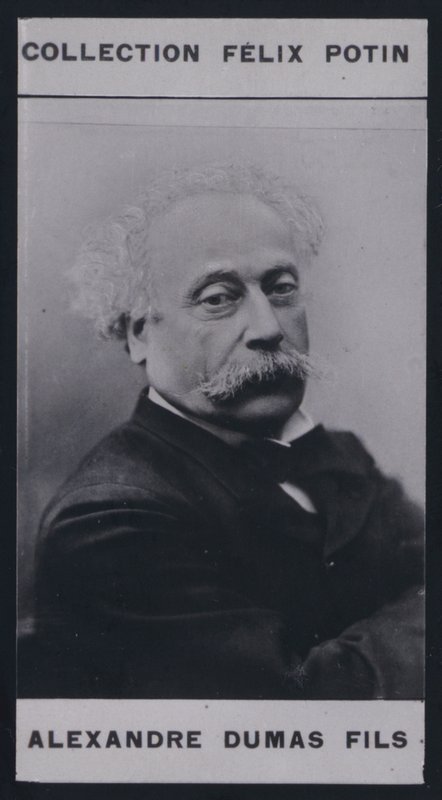 Alexandre Dumas Fils (1824-1895) (foto a p/b) de European Photographer