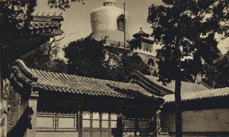 China, Pequim, O Pagode da Garrafa (fotografia p/b) de European Photographer