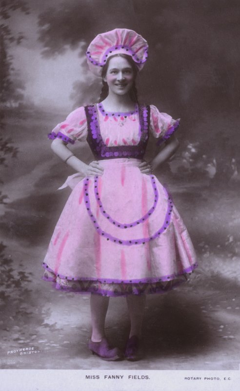 Fanny Fields, atriz de teatro americana (foto colorida) de European Photographer