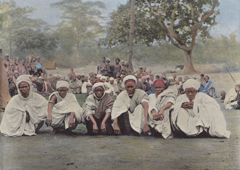 Grupo de muçulmanos em Ketou de European Photographer