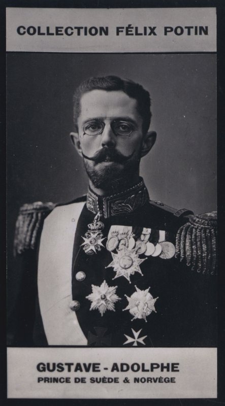 Gustave, Príncipe Real De Suede Et Norvege (1858) (foto a p/b) de European Photographer