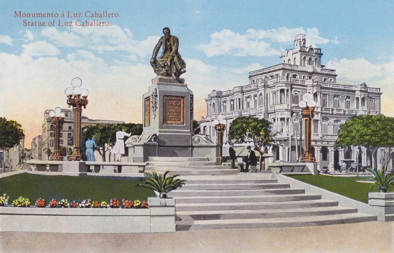 Havana, Cuba: Estátua de Luz Caballero (foto) de European Photographer