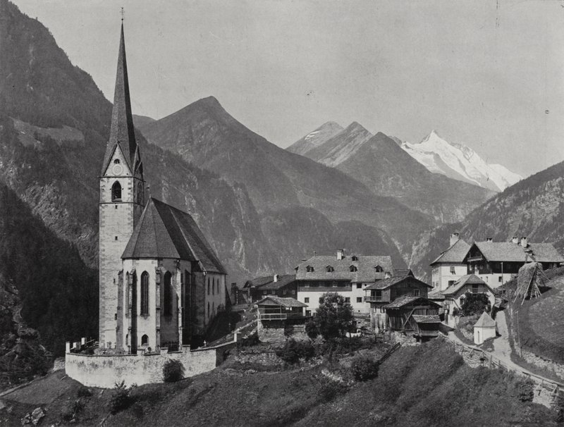 Heiligenblut, Hohe Tauern; Caríntia (foto a p/b) de European Photographer