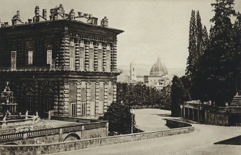 Itália, Florença, Palácio Pitti (foto a p/b) de European Photographer