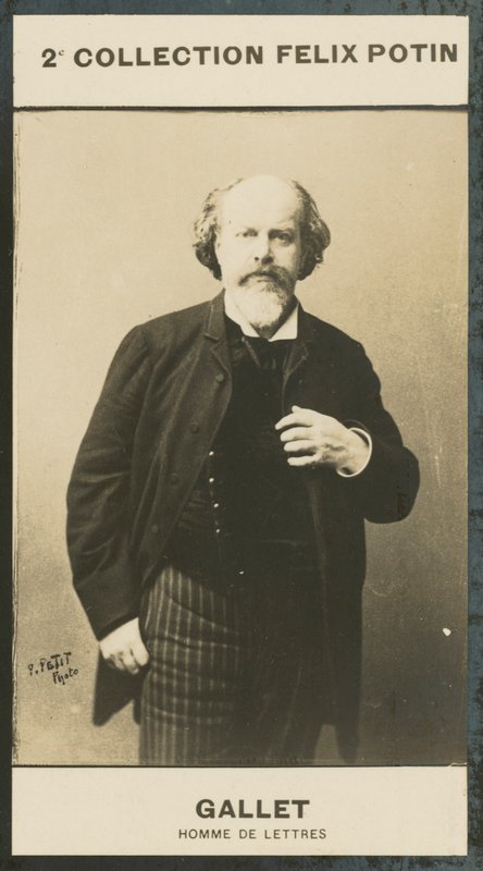 Louis Gallet, Homem de Letras de European Photographer