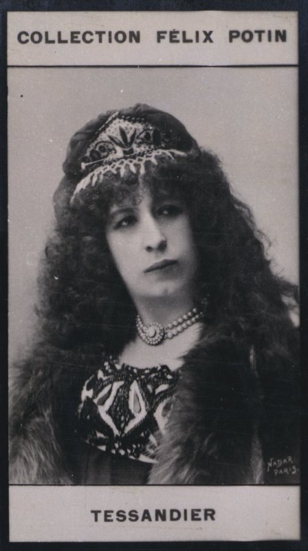 Madame Aimee Tessandier (1851) (foto a p/b) de European Photographer