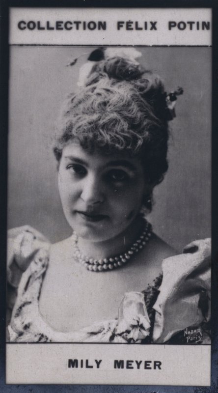 Madame Emilie Mily-Meyer (1860) (foto a p/b) de European Photographer